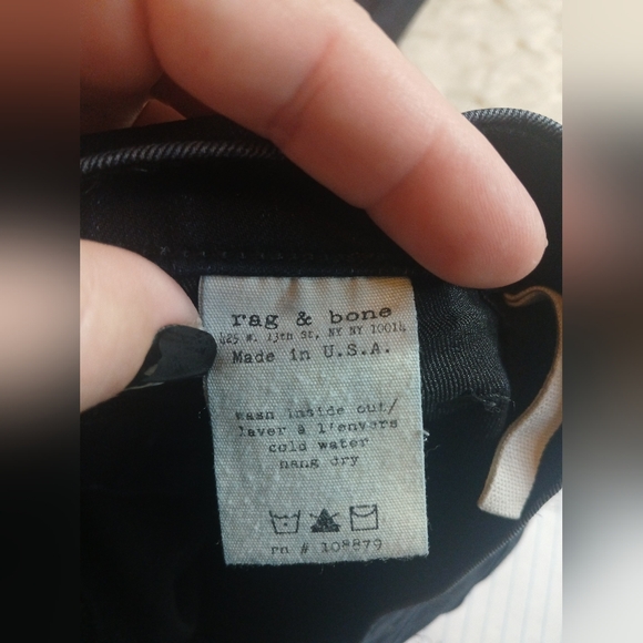 Rag & Bone Jeans 27 Cate Mid Rise Ankle Zip Skinny Midnight Blue - Picture 7 of 11